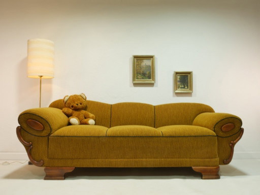 Vintage Sofa 50er Jahre, Mid Century Modern, Original Couch, Deutschland