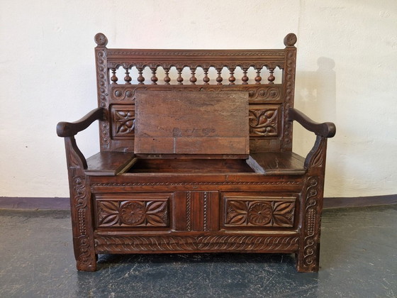 Image 1 of Truhenbank Sitzbank Truhe Stauraum