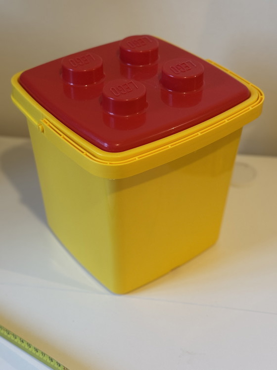 Image 1 of Vintage LEGO container jaren '80/ '90 - popart design