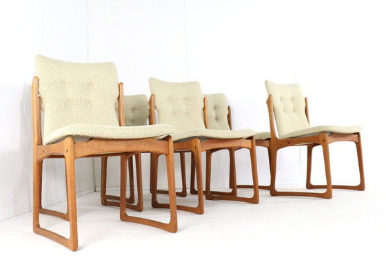 Image 1 of Set of 6 Vamdrup dining chairs vintage Danish