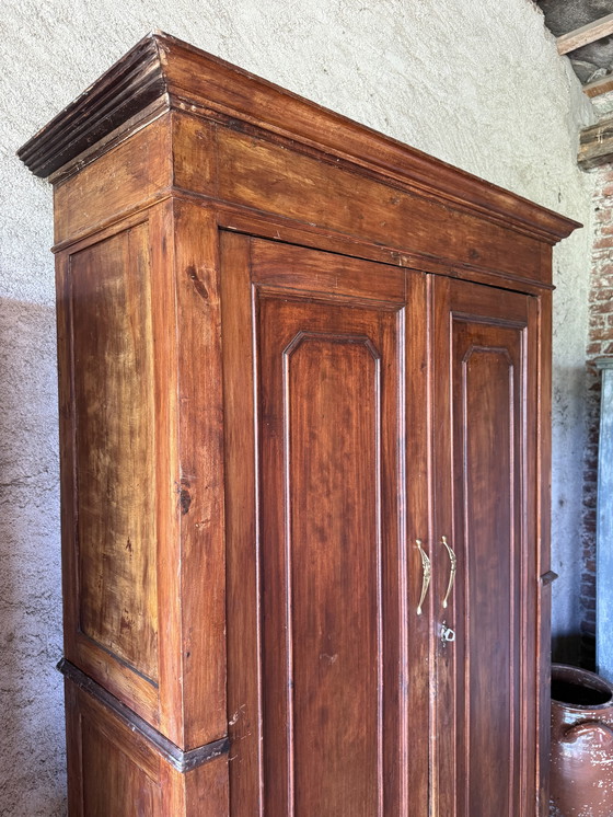 Image 1 of Armadio rustico italiano in legno primi 900