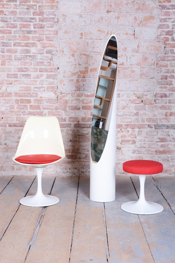 Miroir sur pied original de style Mid-Century, par Roger Lecal, en plastique, France, années 1970 – Glass (photo 5 of 8)
