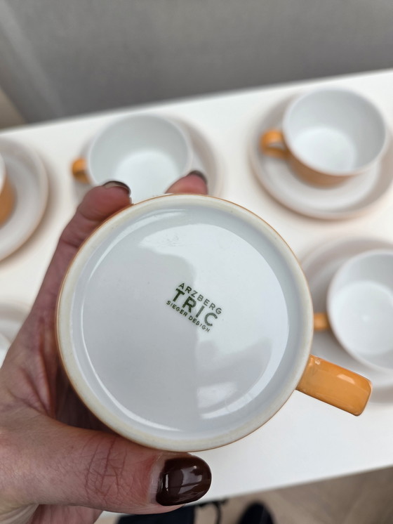 Image 1 of Arzberg tric theekop oranje