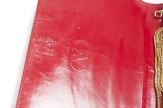 Image 1 of Borsa a tracolla Valentino, vintage in pelle rossa lucida