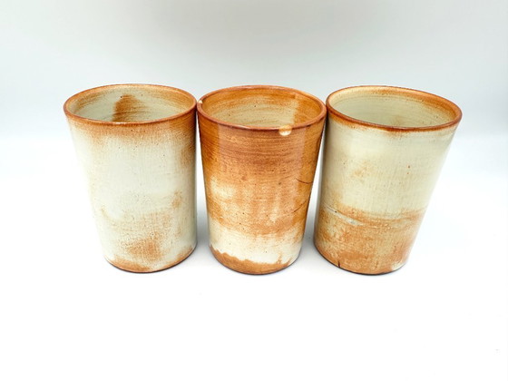 Image 1 of Studio ceramic carafe and 6 x cups drinks set