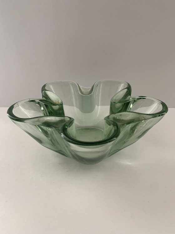 Image 1 of Posacenere Wilhelm Wagenfeld, posacenere, factotum, VLN, WMF Vereinigte Lausitzer Glaswerke in Weißwasser, design Bauhaus