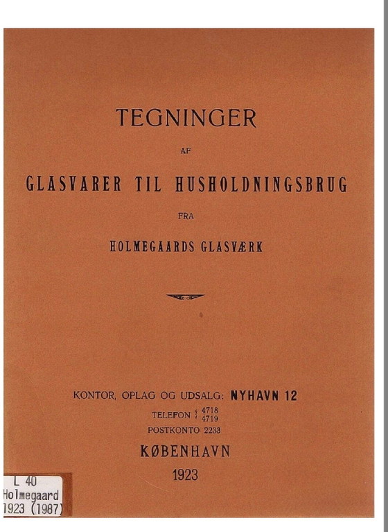 Image 1 of 6 grandi bicchieri da vino in cristallo - Holmegaards
Glasværk. Anni '20