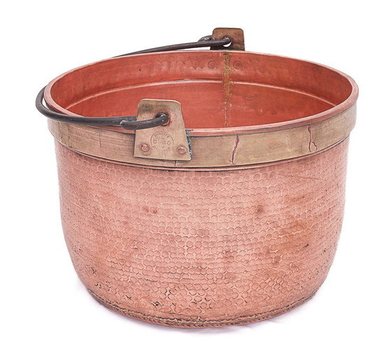 Image 1 of Très grand cache-pot ou ancien chaudron DURO à anse