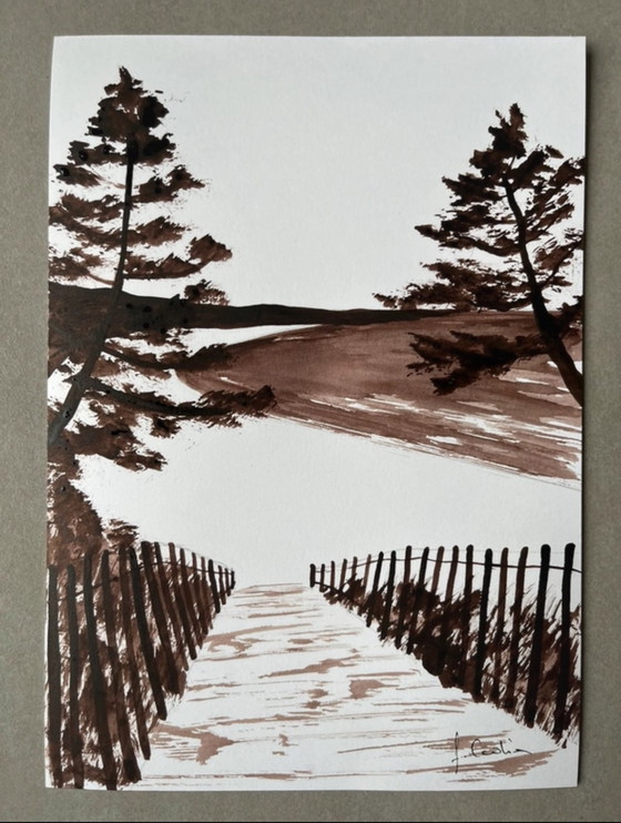 Image 1 of Boceto del artista. 21x15cm.
