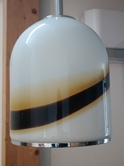 Murano Glas Pendelleuchte 1970er