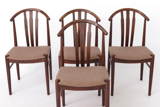 4 stoelen van Carl-Ewert Ekström | Zweden | Alb. Johansson & Söner, Hyssna | Jaren 60 Een prachtig paar (photo 2 of 12)