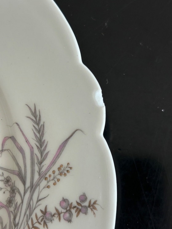 8 Porcelain Plates and Platter Ch. Pillivuyt & Cie – Crockery (photo 9 of 16)