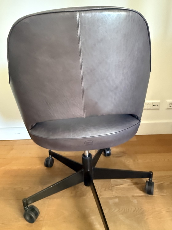 Baxter Leather Spinning Top – Office chairs, Metal (photo 4 of 5)