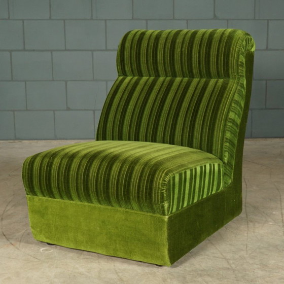 Vintage modular seating group - green velvet - 1960s – Modular sofas, Textile (photo 15 of 19)