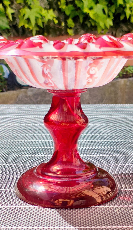 Moser & Söhne - Vase - Verre - Socle Bohemia, Moser