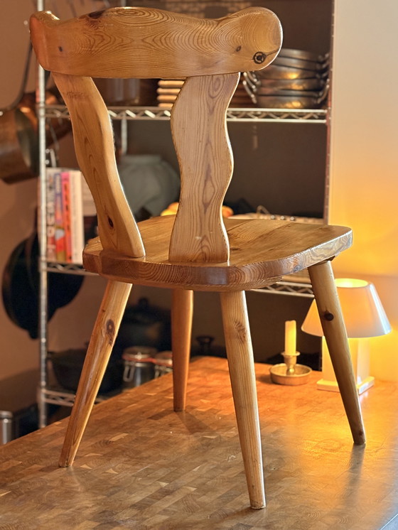 Image 1 of Sedie vintage in legno massello – design dell'Europa orientale – set di 2 (anni '60-'70)