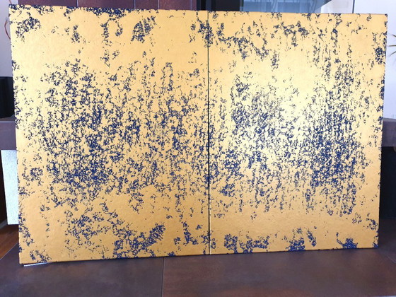 "Golden Radiance" (Abstract Painting, Unique Piece), Jürgen Angeler, Paintings & Drawings, Canvas, Wood (photo 5 of 15)