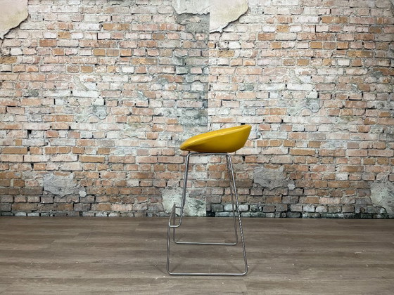 Image 1 of 4x Moroso Fjord bar stool yellow