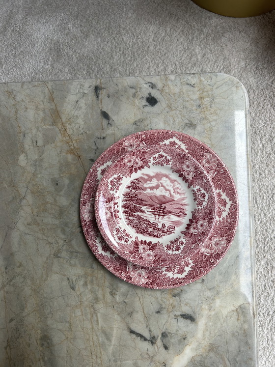 Image 1 of Incantevole set da pasticceria da 7 pezzi - Servizio da tavola in gres inglese EIT