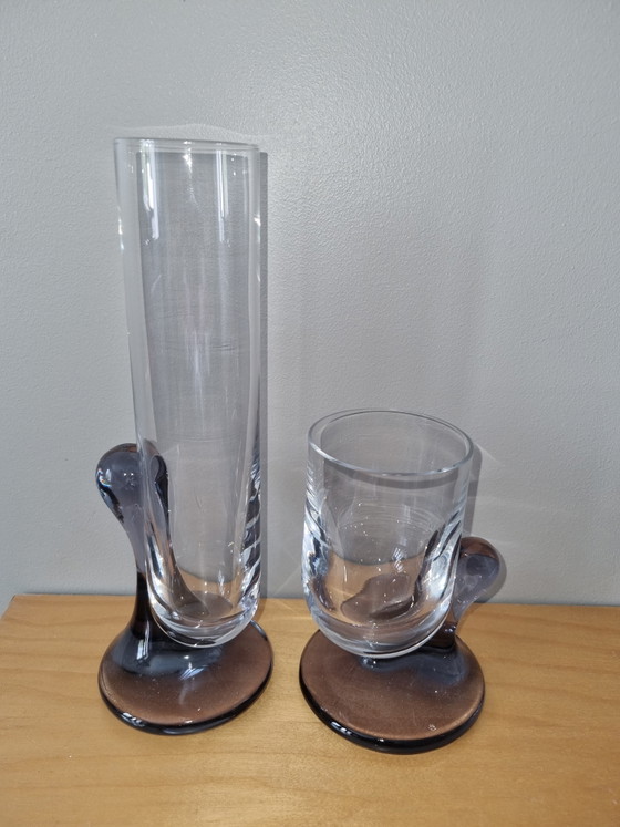 Set di 12 bicchieri in stile Joe Colombo – Bicchieri e caraffe, Crystal (photo 5 of 7)
