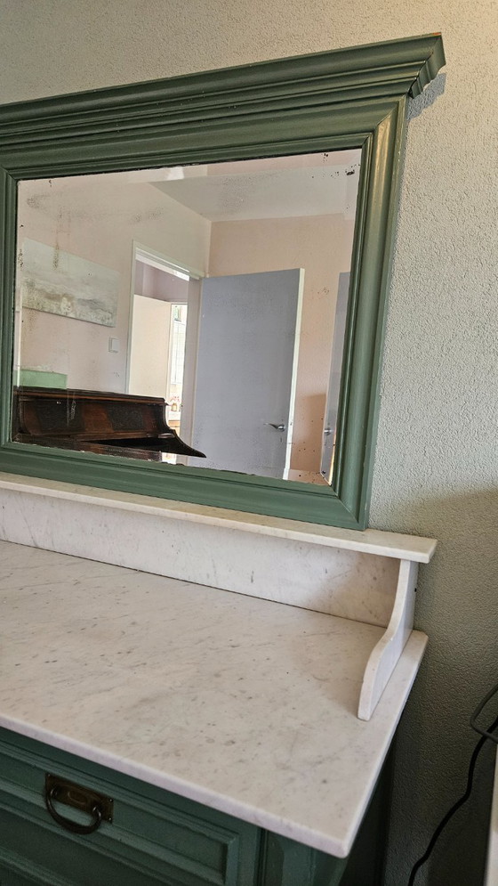 Antieke marmeren wastafelkast – Kaptafels, Glass, Marble (photo 12 of 36)