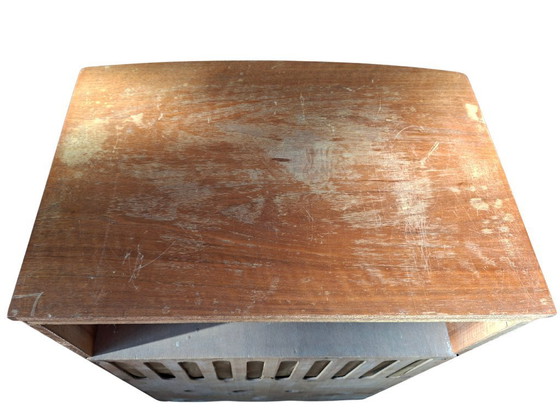 Image 1 of Siemens "Type M 848" mobiele radio-fonograaf – iconisch ontwerp uit de jaren 50