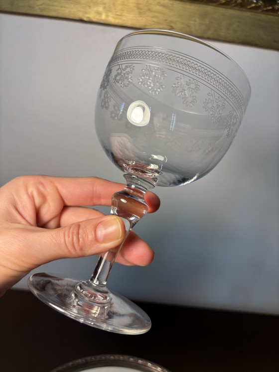 Vaso de agua Baccarat modelo Pampadour anterior a 1936 – Vasos y jarras, Crystal (photo 13 of 14)