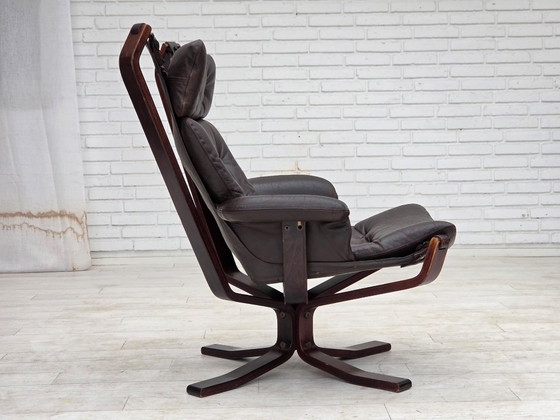 Anni '70, sedia norvegese di Sigurd Ressel, modello "Falcon". – Poltrone, Legno (photo 12 of 19)