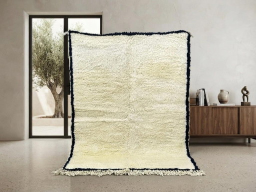 Natural Wool Moroccan Berber Carpet 220cmx270cm – vloerkleden en tapijten