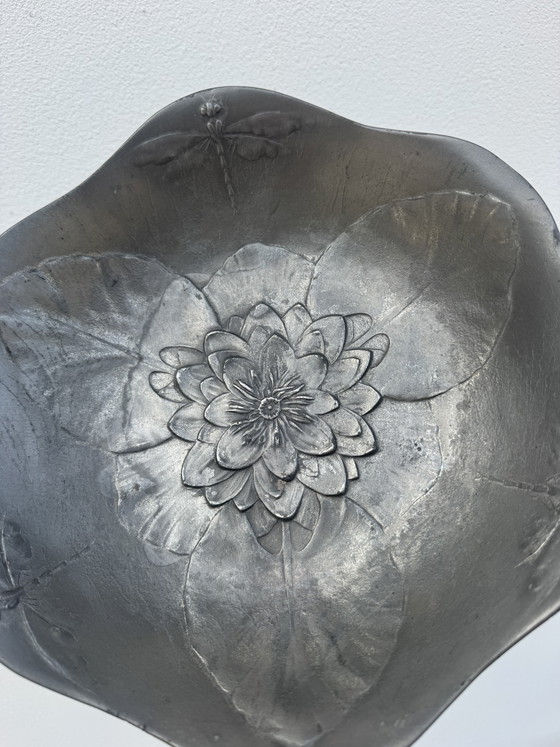 Art Nouveau Pewter Bowl Kayserzinn – Decorative Objects, Metal (photo 2 of 11)