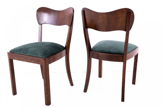 Image 1 of Set di sedie Art Déco, Polonia, anni '30.