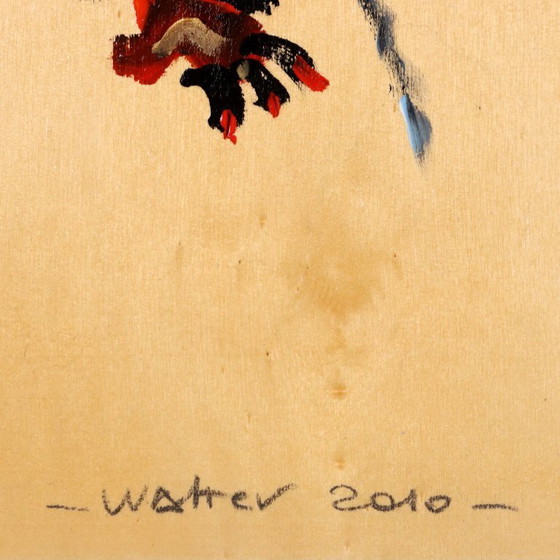 Image 1 of Painting "Blue Dragon" by Walter Pozzato
