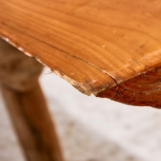 Image 1 of MK11294 Brutalistisch grenen bankje