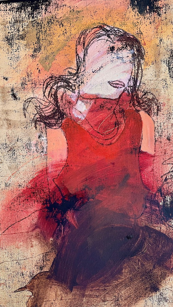 Image 1 of Painting "Three Dancers" by Sjer Jacobs
