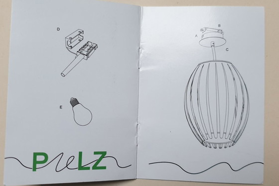 Image 1 of 2 x Herstal Pulz Tentakel XL Pendelleuchten rot