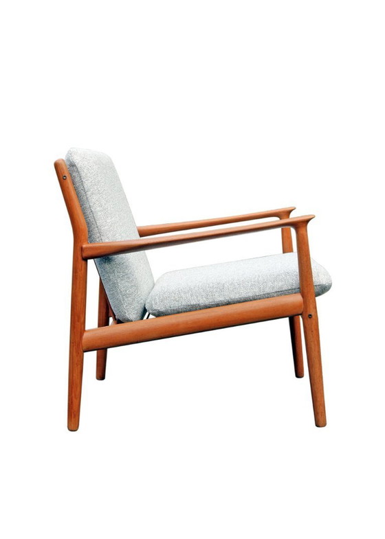 Coppia di poltrone scandinave, Svend Age Eriksen, Glostrup Mobelfabrik, 1963 – Textile, Wood (photo 4 of 9)