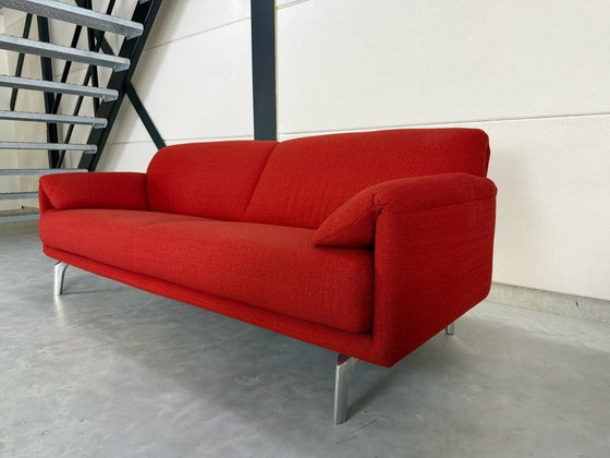 Divano Leolux Balanza - rosso - tessuto di lana – Divani 3 posti, Tessile (photo 4 of 6)