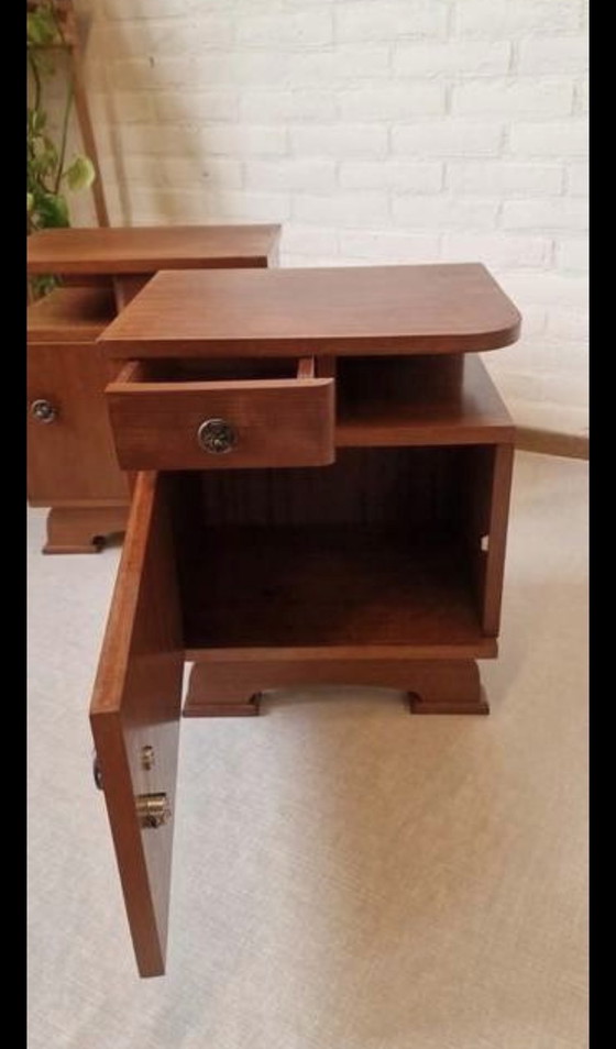 Image 1 of Nachtkastjes jaren 50