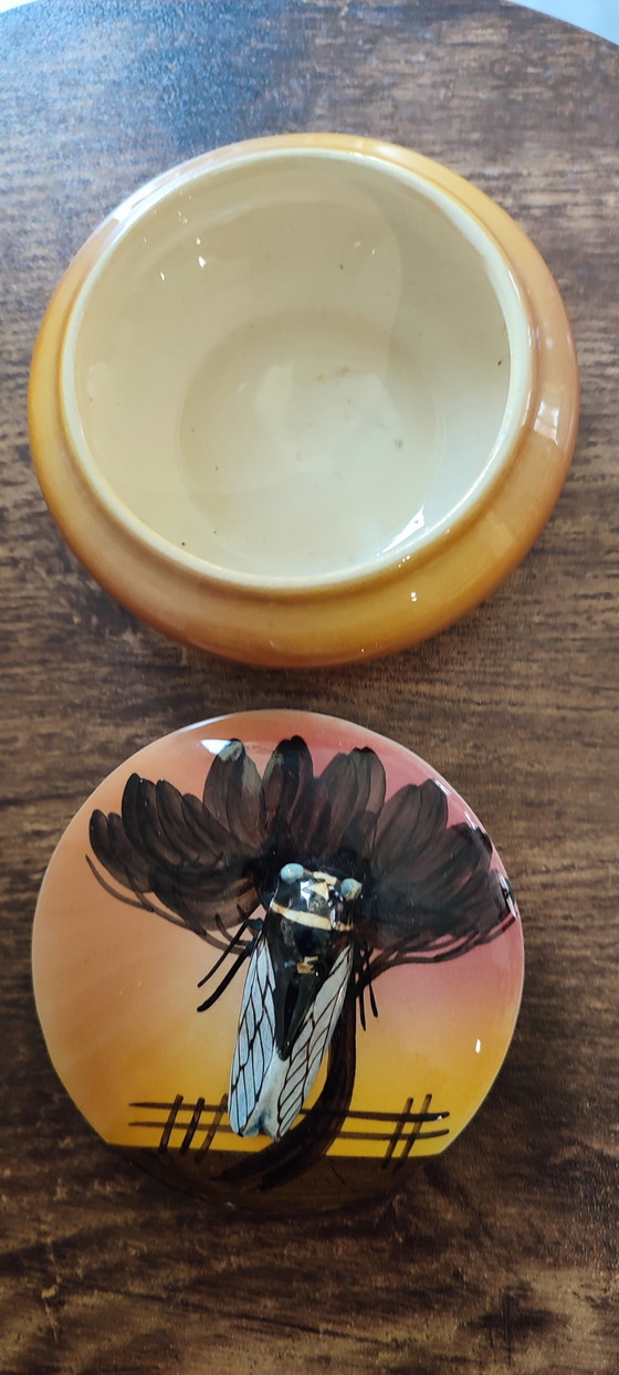 Image 1 of Bonbonnière cigale Louis Sicard in Vallauris