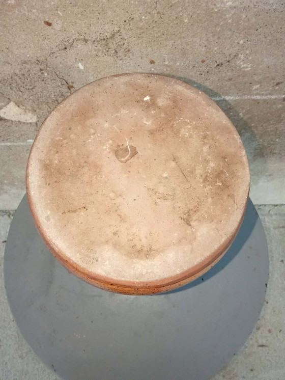 Image 1 of Große Steinzeugvase – signiert „Grès du Marais France“