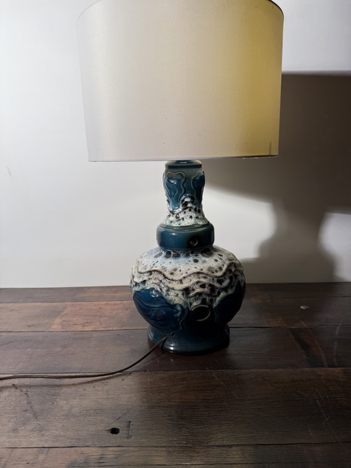 Jaren 60/70 keramische staande lamp