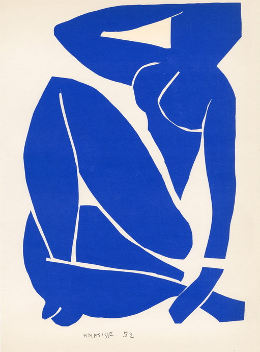 Henri Matisse ---Desnudo azul II (sobre lienzo)