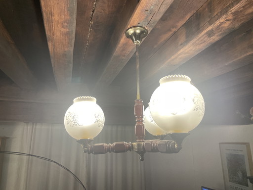 Vintage pendant lamp/chandelier Regency style