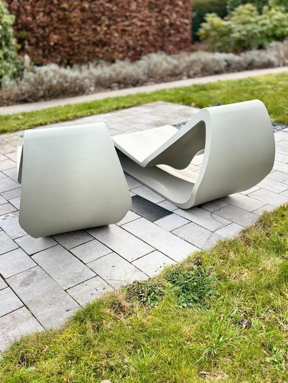 Image 1 of 2x buitenfauteuils 'Qui est Paul' 