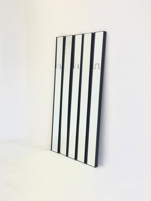 Set of 5 Gronda mirrors by Luciano Bertoncini for Elco