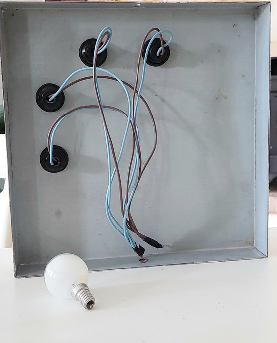 Image 1 of Italienische Wand- oder Deckenleuchte im Space-Age-Stil von Veca. Mid-Century-Design.