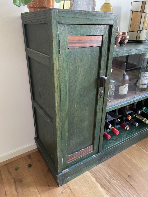 Image 1 of Vintage theekastje Amsterdamse School