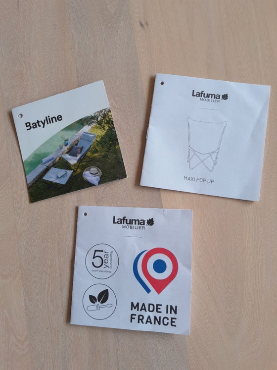 Image 1 of 2x Lafuma Schmetterlingsstuhl Grün / Moos
