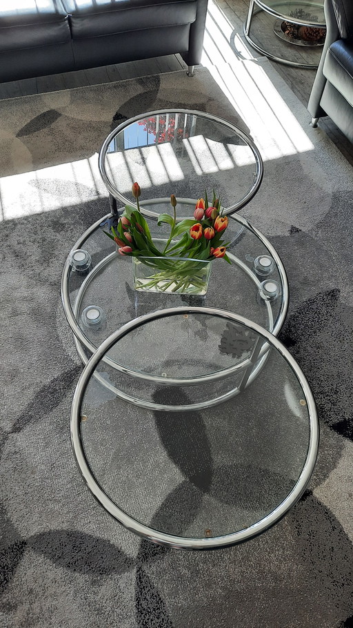 3-piece coffee table Milo Baughman