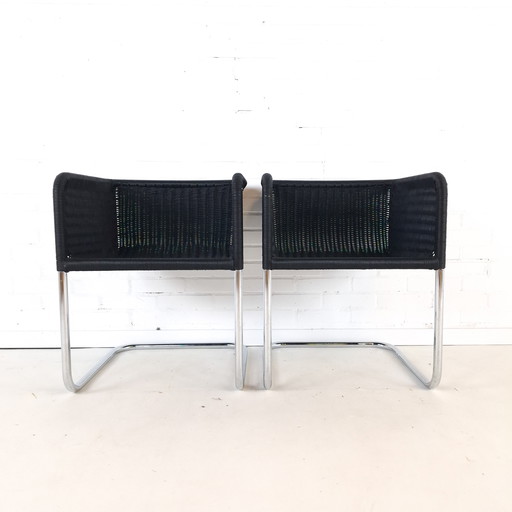 2x vintage Tecta stoelen D43 Bauhaus